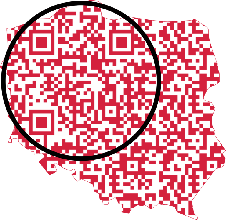 Digital QR TM POLAND Code Country QR Code Digital