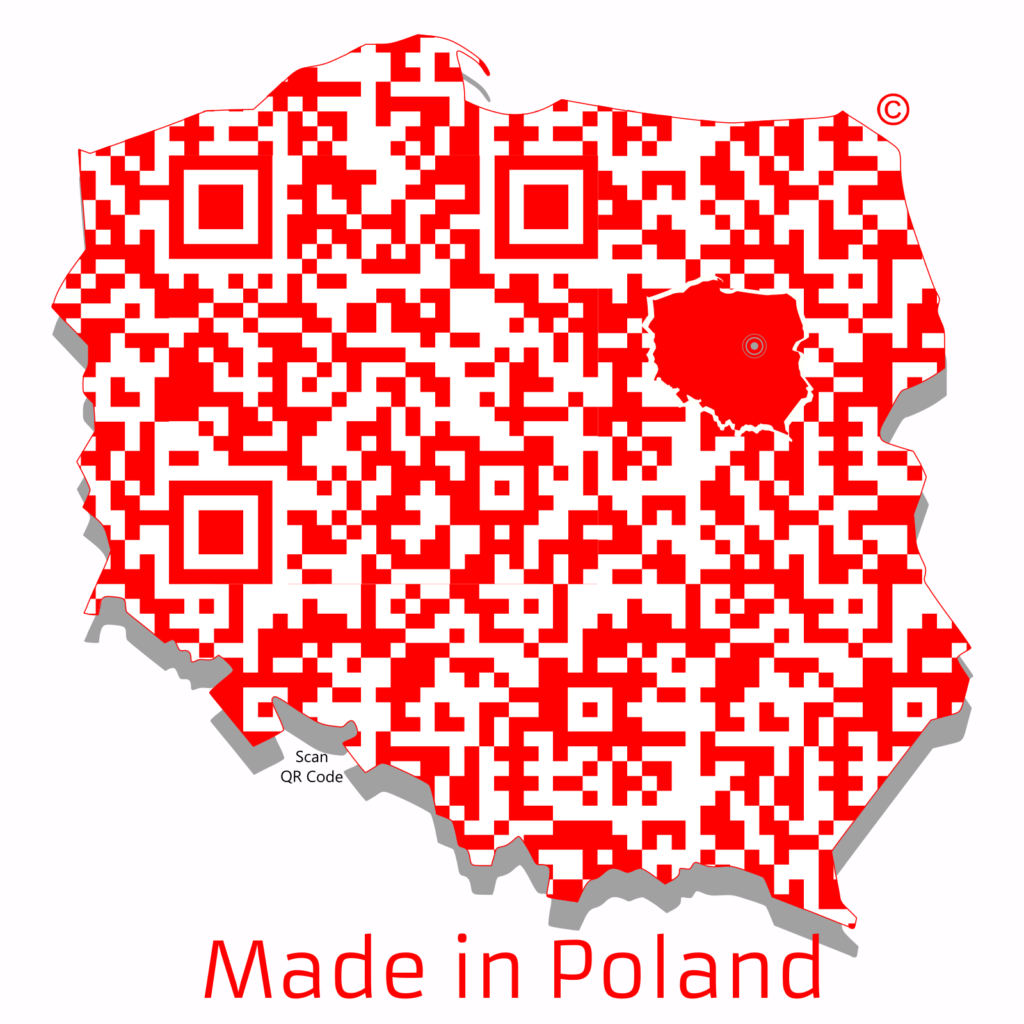 Digital QR logo Code Country POLAND